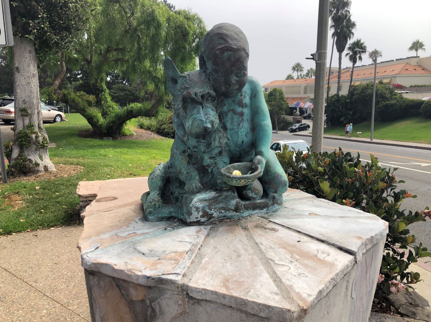 Boy and Dog Boy and Dog