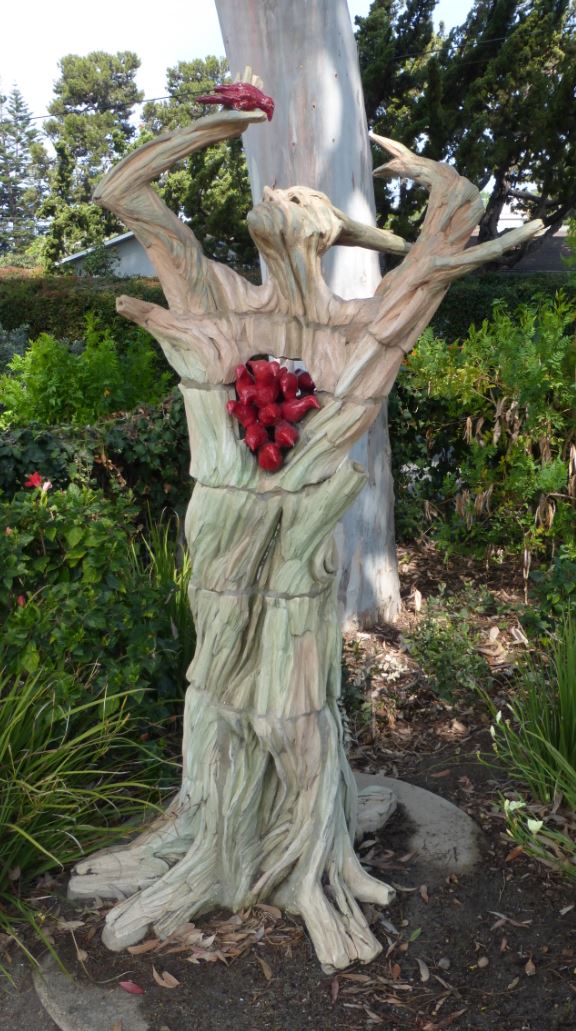 Green Man with Red Birds