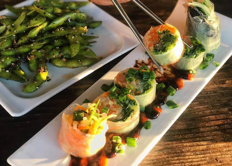 Freshest Finds: Your Trusted Guide to Seafood in Laguna Beach Singapore Bamboo specialty sushi roll at Starfish Laguna